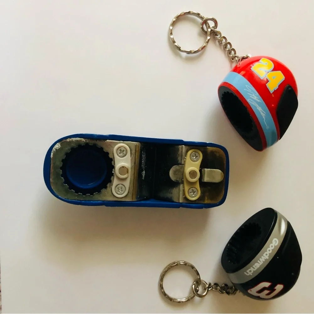 NASCAR bottle opener keychain magnet racing car set Dale Earnhardt Jeff Gordon